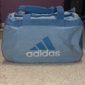 Adidas Light Blue Duffel Bag